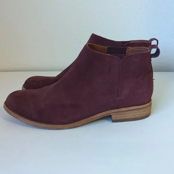 Kork-Ease Velma Bootie Women's Suede Chelsea Ankle Boots Size